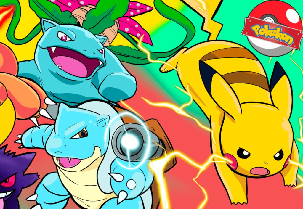 Cover image from the Pokekon Fest - Charleston, SC 2025 - website. It includes fan art of several pokémon with "Pokekon" written in the top right corner over a pokéball image.